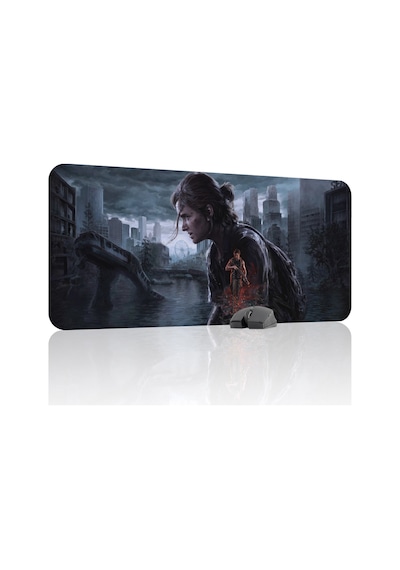 The Last Of Us Kaymaz Dikişli Kauçuk Oyuncu Mousepad V2 - 90x40 Xxl Gaming Mouse Pad Fare Altlığı