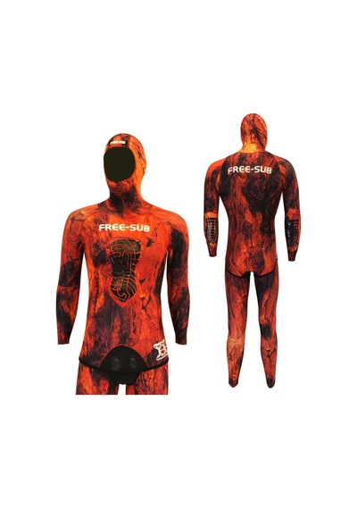 Free-Sub 5Mm Olimpos Red Yamamoto Avcı Serbest Dalış Elbisesi (538680774) Kırmızı