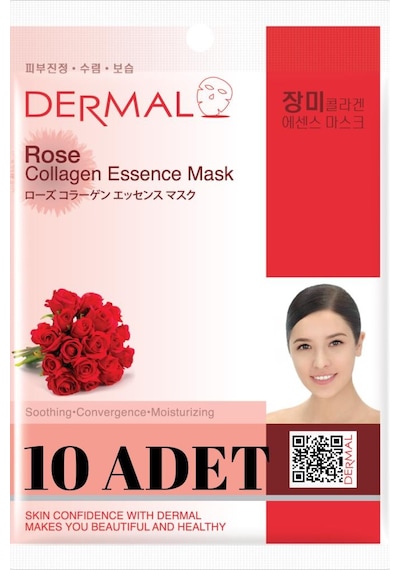 Dermal Gül Özlü Kolajen Maske 10 x 23 G