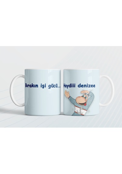 Haydii Denizee Hediye Kupa Love Bug-t Açık Mavi