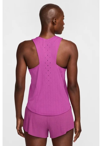 Nike Dri Fit Aeroswift Running Adv Singlet Tank Top Purple Lazer Kesim Koşu Atleti Mor Fn2504-518 Fs