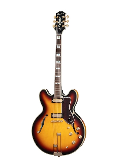 Epiphone Sheraton Frequensator Semi-hollowbody Elektro Gitar Vintage Sunburst