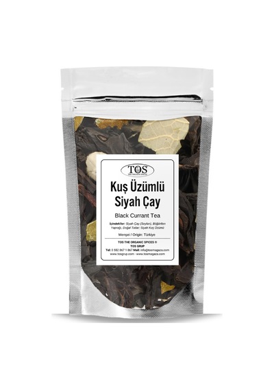 Tos The Organic Spices Siyah Kuş Üzümü Çayı 100 G