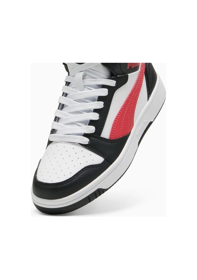 Puma Rebound V6 Mid Günlük Spor Ayakkabı C-pum393831j10p16 Siyah - Beyaz