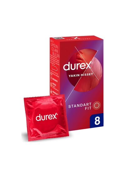 2 Adet Durex Yakın Hisset Standart Fit 8'li