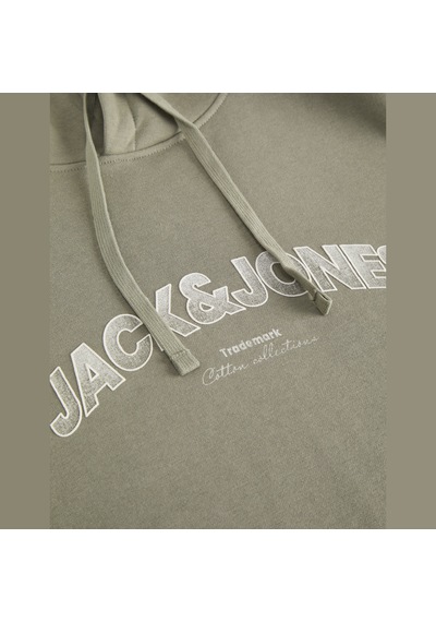 Jack & Jones Erkek Regular Fit Gögüs Baskili Sweatshirt - Avery - 12298451 Vetiver