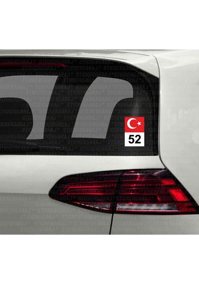 Ordu 52 Il Plaka Sticker Ayyıldız Türkiye Etiket Stickerı 477679192
