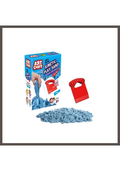 Bezos 03686 Nessiworld Aksesuarlı Mavi Kinetik Oyun Kumu 500 Gr Nxrlvng