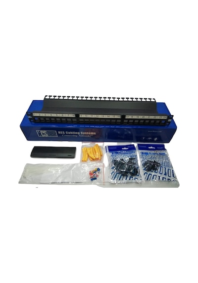 Hcs P00-02450-1U 24 Port Keystone Jack Utp Boş 19" 1U Panel