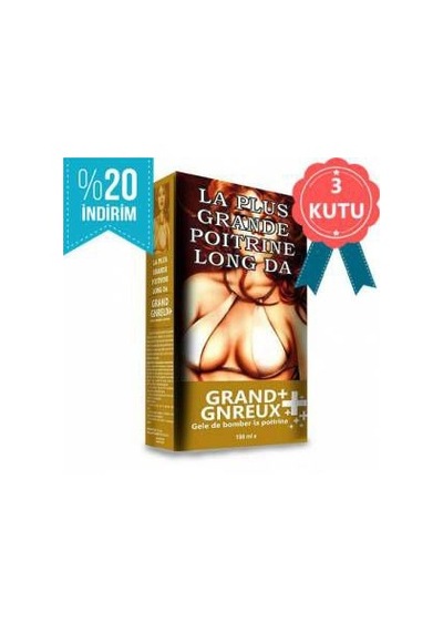 Grand Gnreux Longda Göğüs Bakım Kremi 100 ML x 3