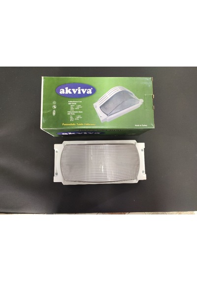 Akviva Fırtına Düz Armatür Beyaz