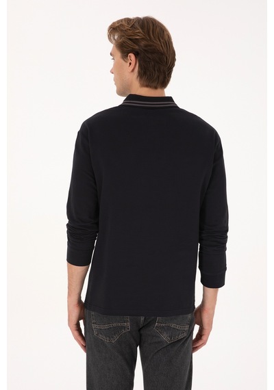 U.s. Polo Assn. Erkek Siyah Sweatshirt 50308927-vr046 Sıyah