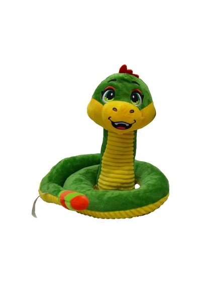 Yılan Peluş Çıngıraklı Yılan Peluş 32 Cm Peluş Yılan Oyuncak Yılan