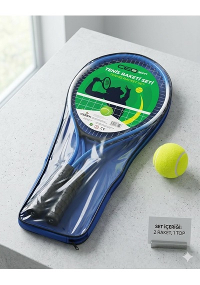 Sport Tenis Raketi Seti Kaliteli Çok Renkli