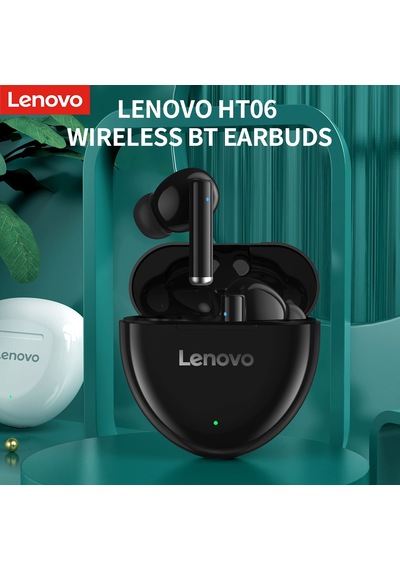 Vkemall Lenovo Ht06 Bluetooth Kulaklık: Spor İçin Konforlu, Hifi Ses, Uzun Pil, Çift Taraflı Konuşma, Siyah
