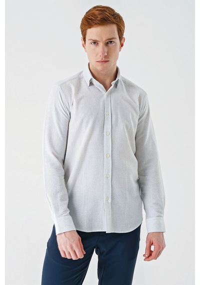 İmza Koyu Mavi Uzun Kollu Çizgili Biritli Yaka Pamuklu Likralı Casual Slim Fit Dar Kesim Gömlek 1004240233-koyu Mavi Koyu Mavi İmza Koyu Mavi Uzun Kollu Çizgili Biritli Yaka Pamuklu Likralı Casual Slim Fit Dar Kesim Gömlek 1004240233-koyu Mavi Koyu Mavi