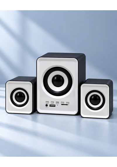 Fm Radyolu Bluetooth Masaüstü Hoparlör Seti