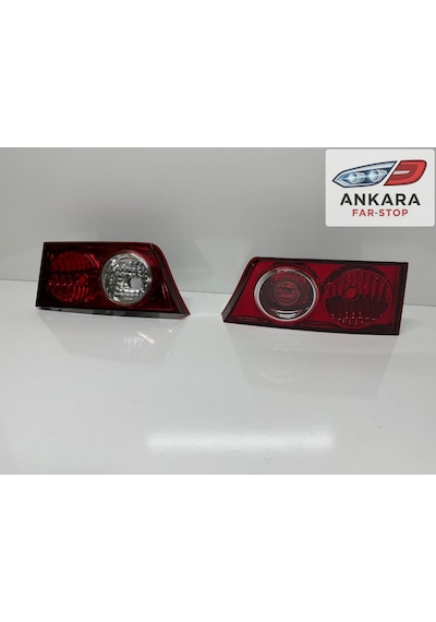 Honda Accord 2003 - 2005 Stop Lambası Sağ - Sol İç Takım Bagaj Kapağında Kalan - 2 Adet İç Stop
