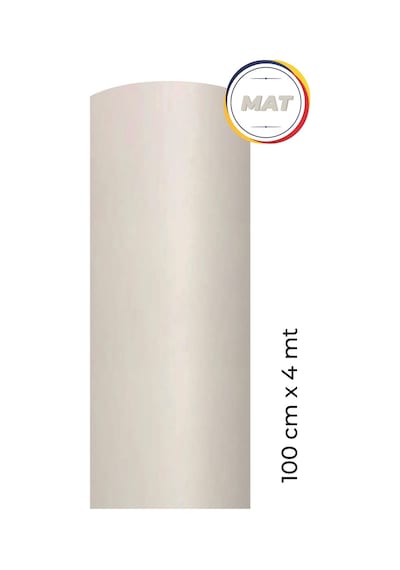 Mat Beyaz Kendinden Yapışkanlı Kaplama Folyosu 100 Cm X 4 Mt