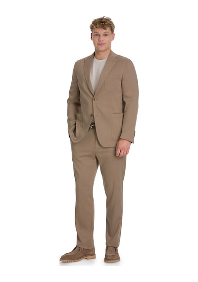 Hatemoğlu Vizon Regular Fit Mono Yaka Pamuklu Takım Elbise 34354 Vizon