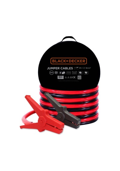 Black+Decker Bxa11 6V/12V/24V 220Amper 3Metre 16Mm² Akü Takviye K