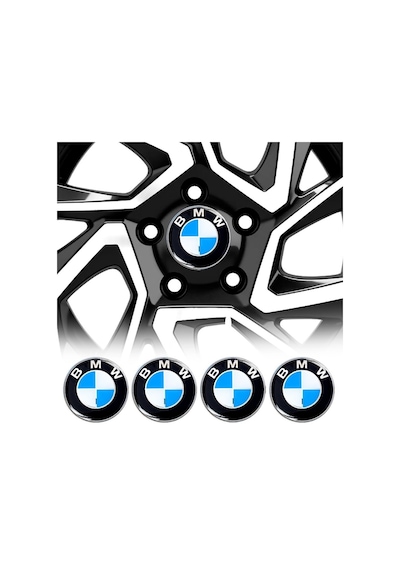 Bmw Alüminyum Jant Göbeği Yapıştırma 65Mm 4 Adet