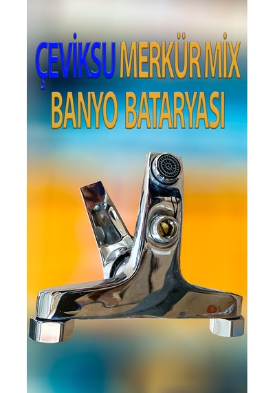 Merkür Mix Model Banyo Bataryası Krom