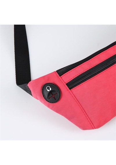 Anka Ççs 31414 Slim Sport Bel Çantası Pembe Tek Renk