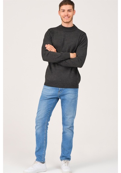 V0004 Dewberry Erkek Turtleneck Kazak-antrasit V0004 Dewberry Erkek Turtleneck Kazak-antrasit