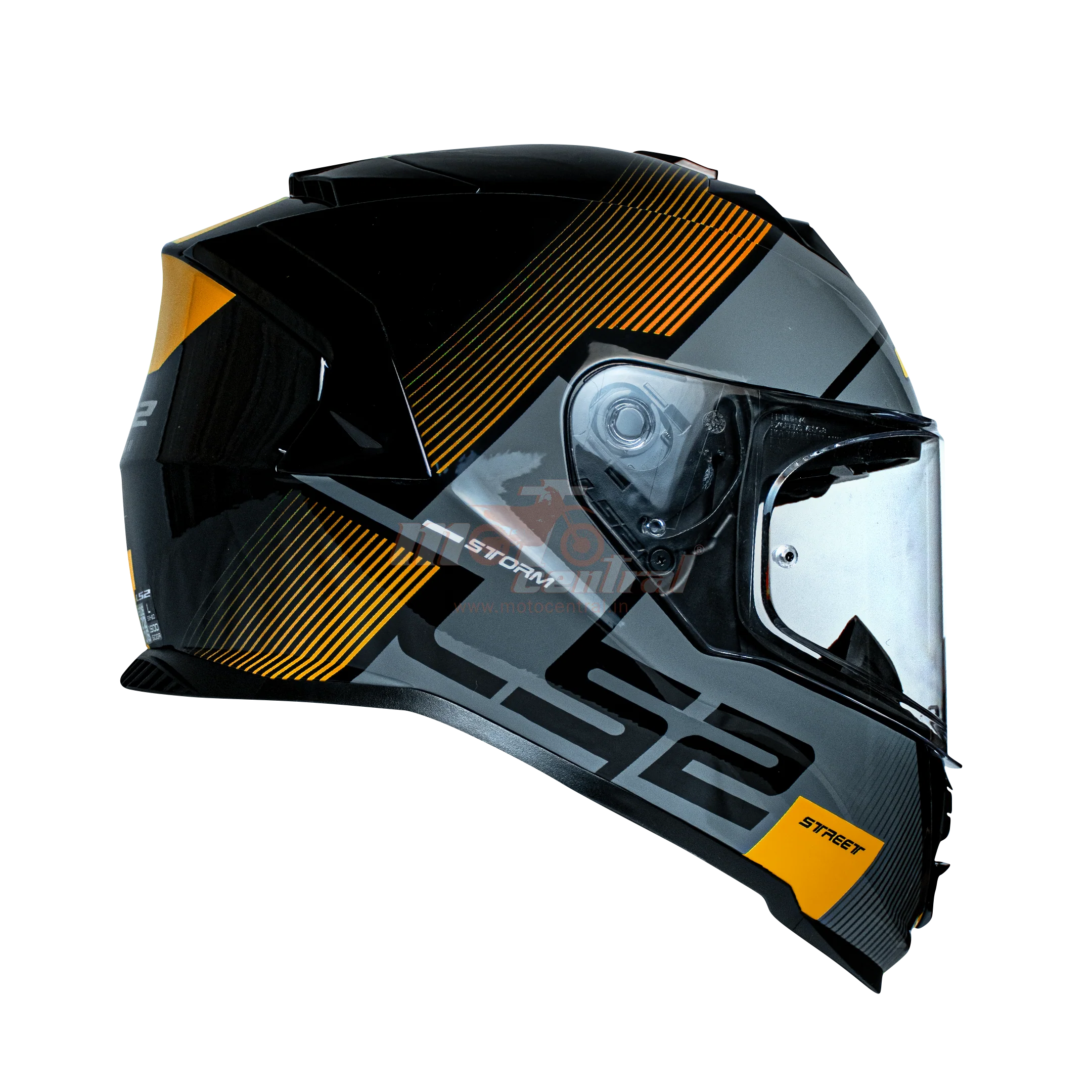 Ls2 Storm 2 Epıc Fullface Motosiklet Kaskı Siyah - Turuncu