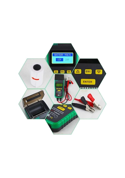 Duoyı Dy2015C Termal Yazıcılı Otomotiv Akü Sistemi Test Cihazı 24 N11.31