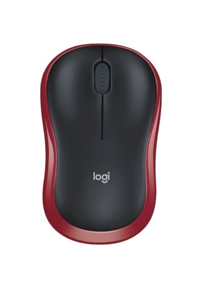 Logitech M185 Kablosuz Mouse Siyah-krmz 910-002237
