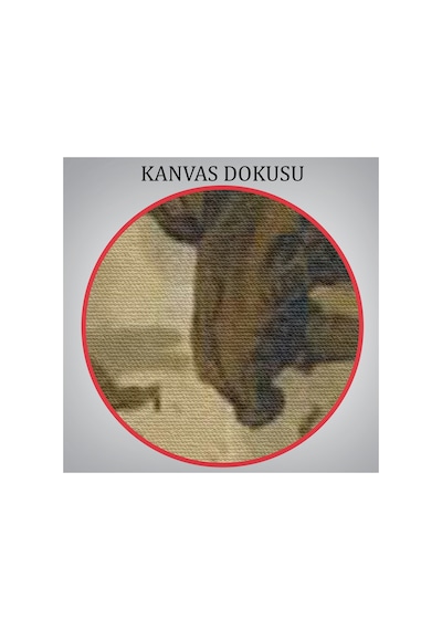Süpürgelerindeki Cadılar Evlerinin Çatılarının Üzerinden Uçuyor Duvar Tablosu