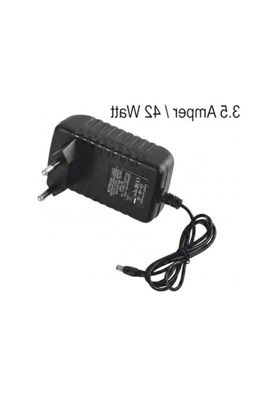 12v Fişli Adaptör - 3.5 Amper, Led Ve Kamera Uyumlu Güç Kaynağı