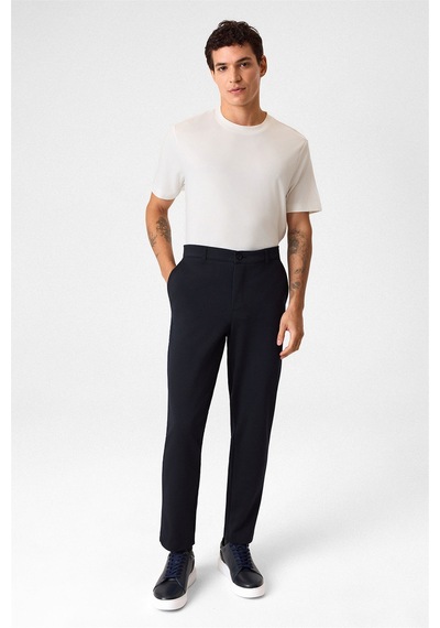 Back And Bond Lacivert Regular Fit Diagonel Jogger Pantolon Çok Renkli