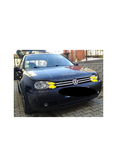 Db Chrome Vw Golf 4 Ön Panjur Nikelajı 1998-2004 4 Parça  P.Çelik