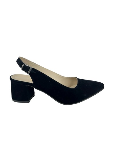 Matzeliger Mzg1169 Siyah Kadın Kalın Topuklu Stiletto