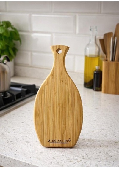Bambu Kesme Tahtası Balık 30x16 Naturel