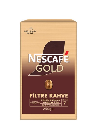 Nescafe Gold Filtre Kahve 250 G - 6 Adet Tarı