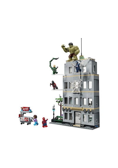 LEGO® ǀ Marvel Örümcek Adam ve Hulk’ın Destansı Çarpışması 76350 - 8+ Yaş için 6 Karakter İçeren Oyuncak Yapım Seti (534 Parça)