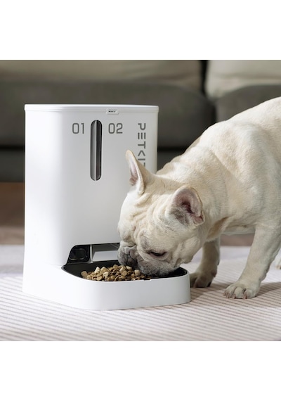 Petkit Yumshare Kameralı Çift Hazneli Akıllı Mama Kabı Beyaz Resmi Distribütör Garantili