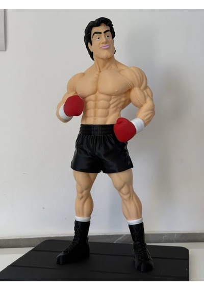Rocky Figür 20cm-3d Baskı-kolleksiyonluk Biblo