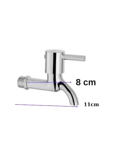 Faumix Ks9989 Krom Kısa Pirinç Musluk Aç Kapa