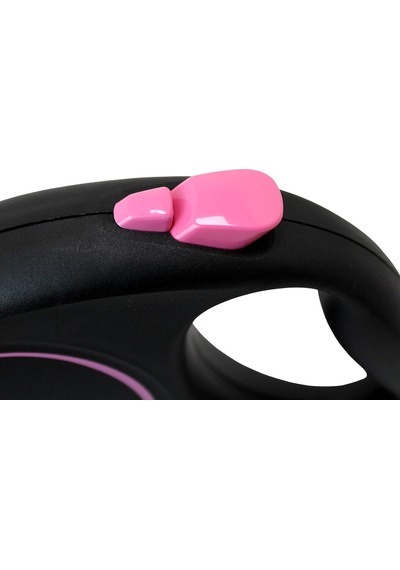 Flexi Black Design M Beden Pembe 5mt Şerit Tasma Genel