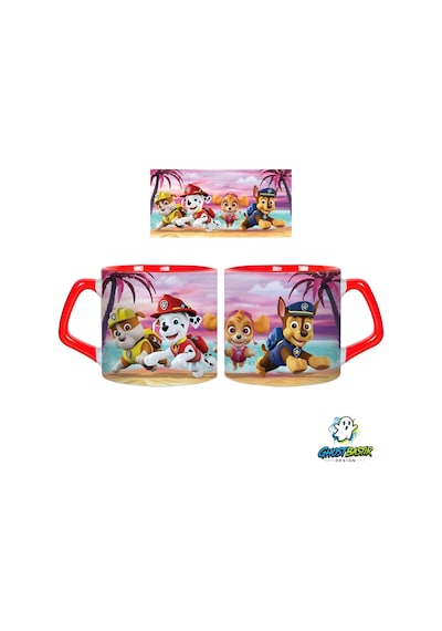 Ghostbastır Desıgn Paw Patrol Kupa Bardak Tek Adet 0890 Çok Renkli