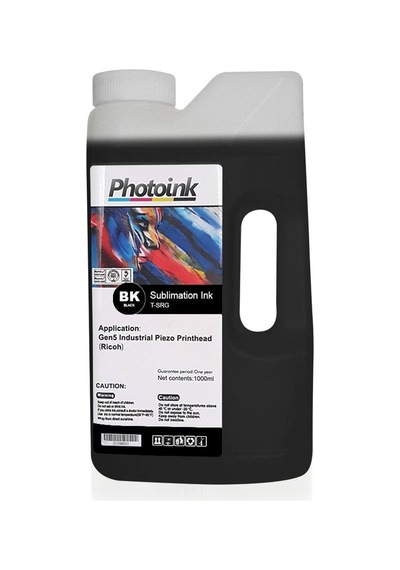 Ricoh Kafa İçin 1000 Ml Siyah Black Süblimasyon Mürekkep T - Srg