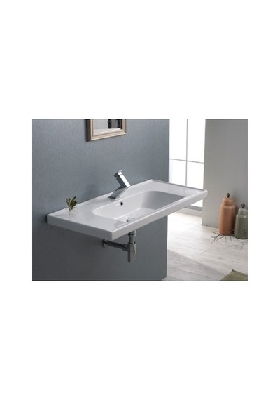 Etajerli 80x45 Cm Seramik, Modern Tasarım Ve Fonksiyonel 508 Yeşil