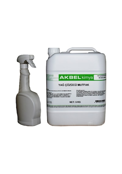 Akbel Yağ Çözücü Mutfak 5 KG + Uygulama Spreyi