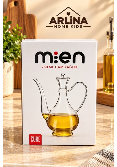 750 Ml İbrik Model Cam Yağlık Şeffaf