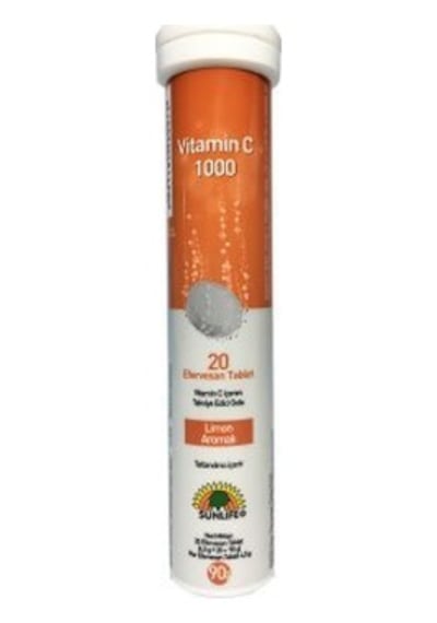 Sunlife Vitamin C 1000 MG 20 Efervesan Tablet